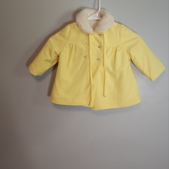 Vintage Cute Togs yellow matching winter set yellow sz 18M - Picture 3 of 11